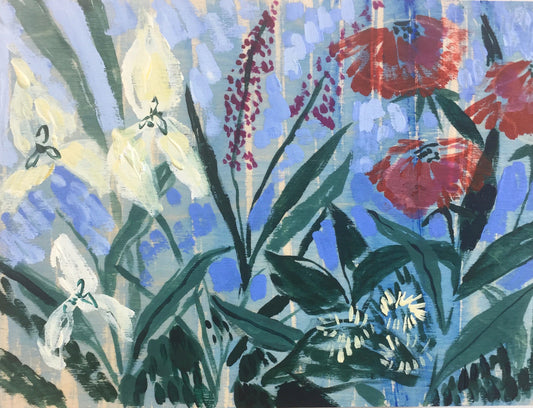 ELEANOR'S GARDEN - 9X12"