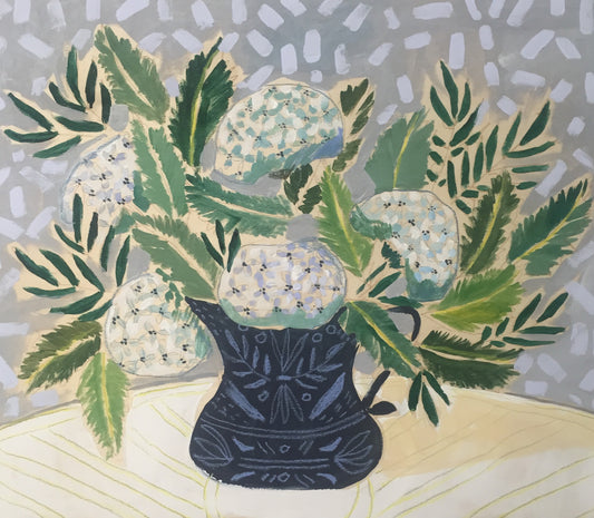 HYDRANGEAS - FLOWERS FOR TARA - 24X30