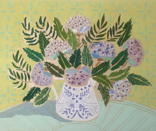 HYDRANGEAS - FLOWERS FOR MAE - 24X30