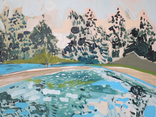 Moonlight Lake No. 2 - 20 x 24