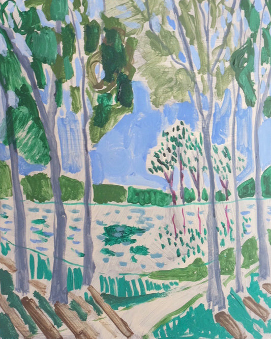 Landscape No. 24 - 8 x 10 Painting