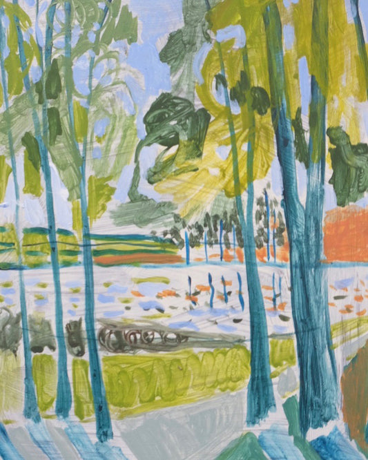 Landscape No. 21 - 8 x 10 Painting