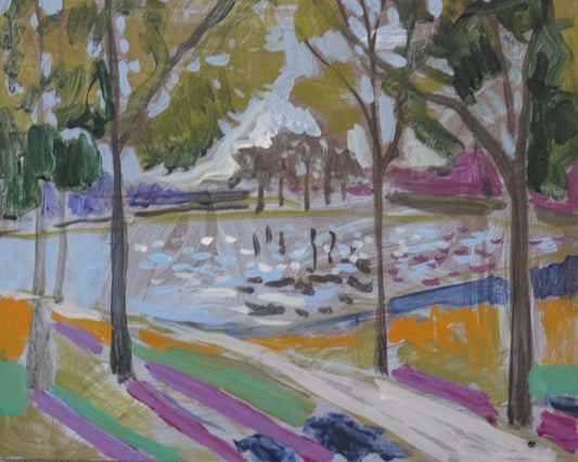 Landscape No. 5 - 8 x 10 Painting