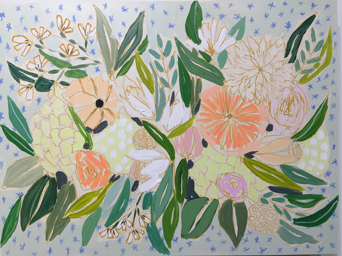 FLOWERS FOR MIA - 18X24