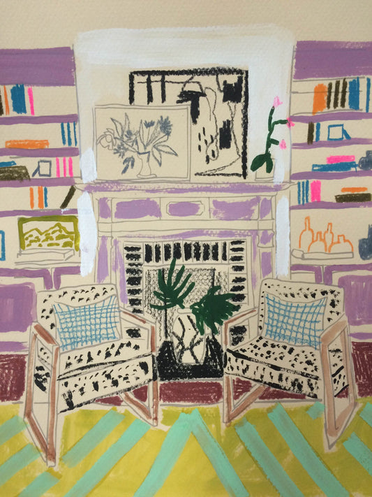 Interior Work on Paper #4