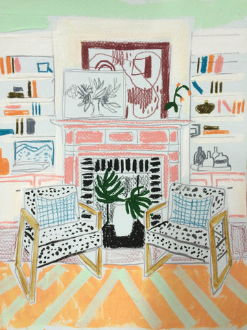 Interior Work on Paper #6