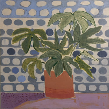 Fatsia Leaves for Faye - 24X24