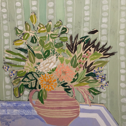 FLOWERS FOR OLIVIA - 36x36