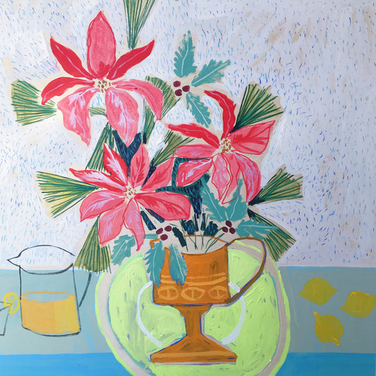 Flowers for Poppie -36x36