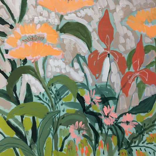 Flowers for Francis - 12x12