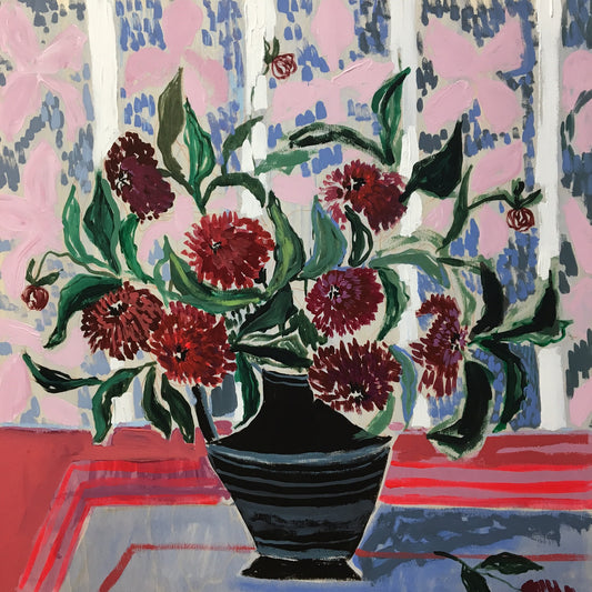 Flowers for Mora - 24x24