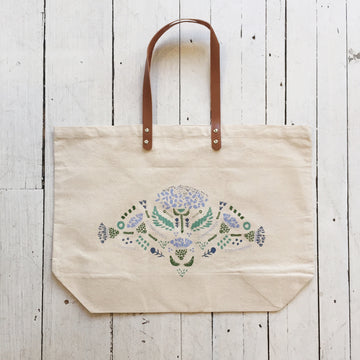 Hydrangea Market Tote