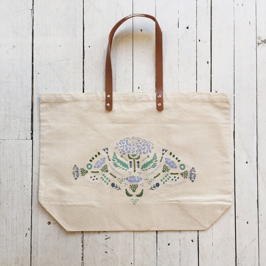 Hydrangea Market Tote