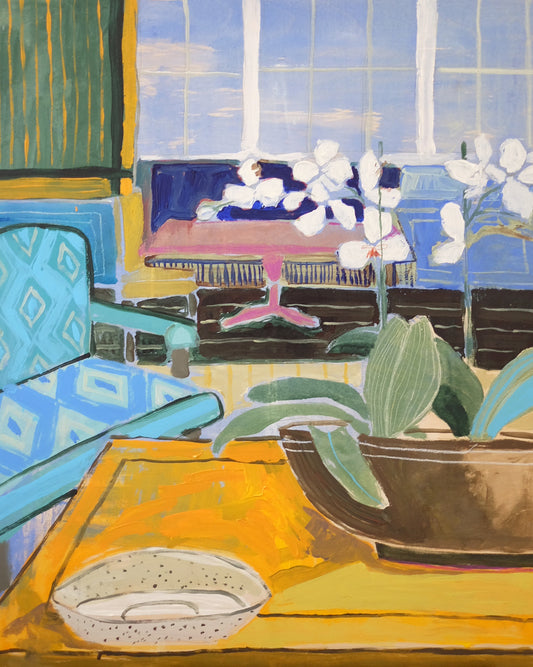 Potted Orchid No. 8 - 24 x 30