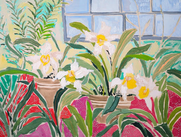 Potted Orchid No. 9 - 24 x 30