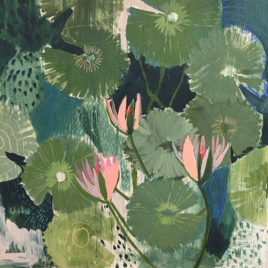 AQUATIC PLANTS NO.6 - 30X30"