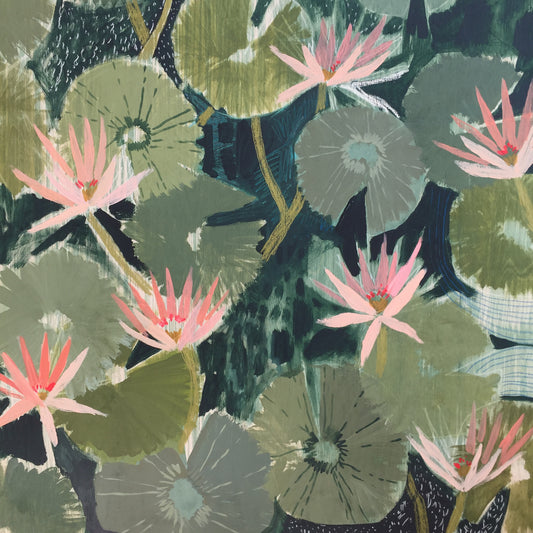 AQUATIC PLANTS NO.21 - 36X36"