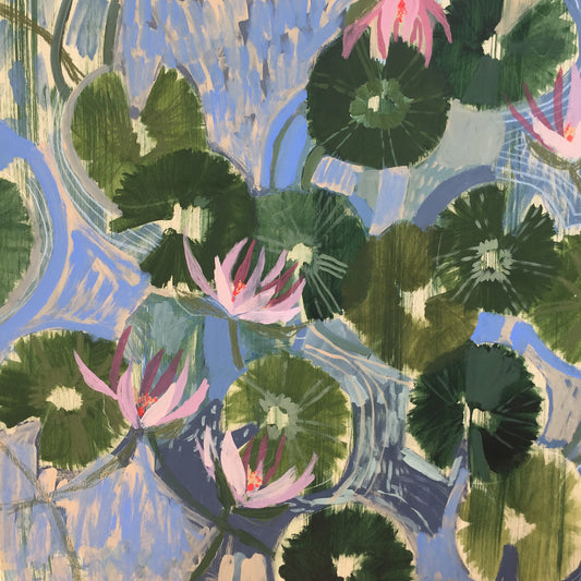 AQUATIC PLANTS NO.23 - 36X36"