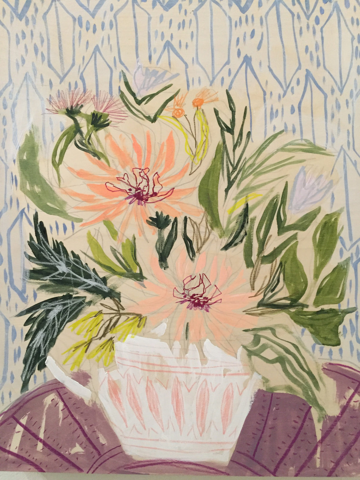 FLOWERS FOR MORA - 16X20