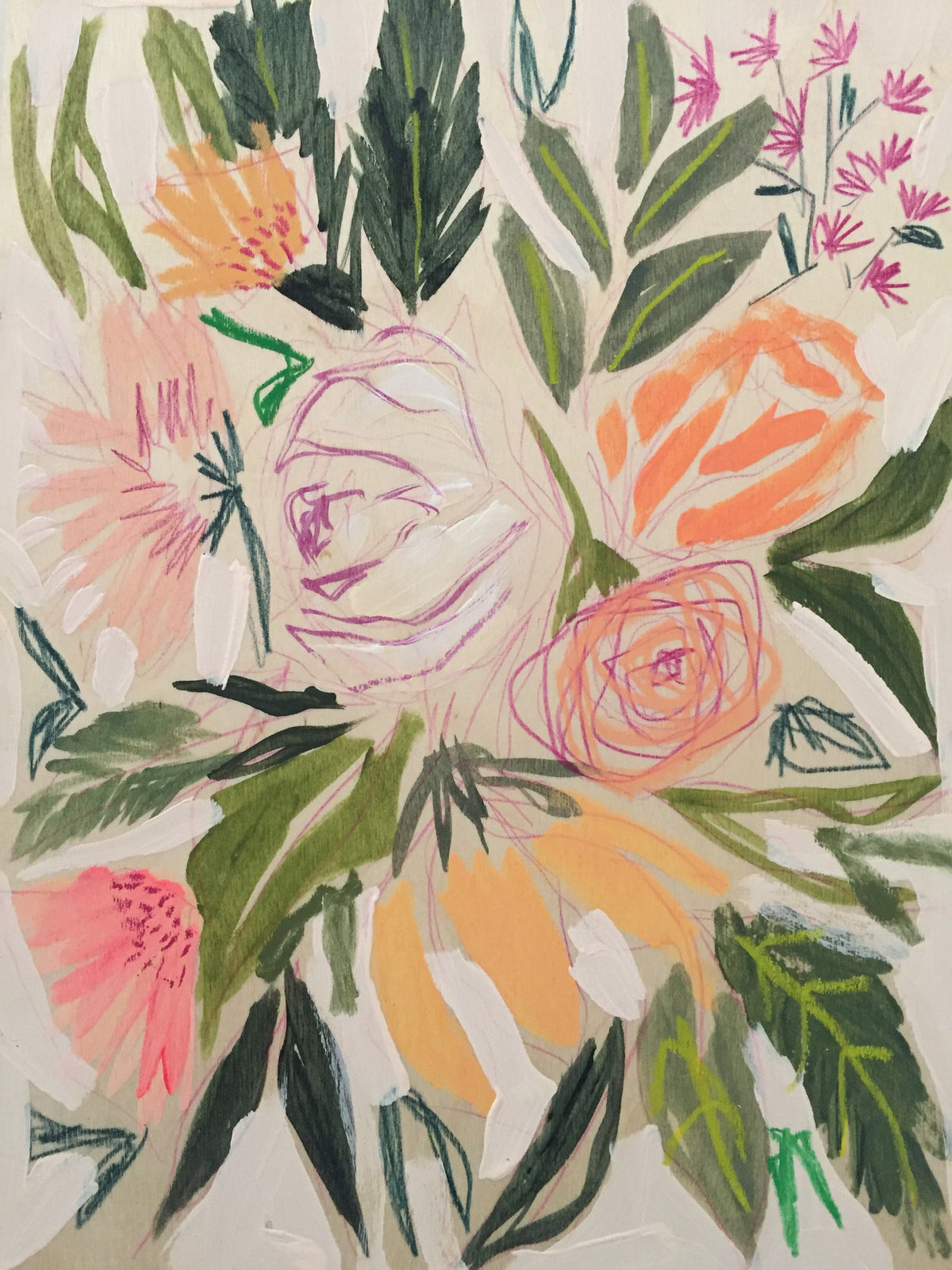 FLOWERS FOR SOPHIE - 9x12