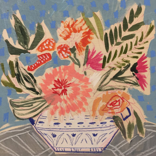 FLOWERS FOR FRANCES - 10x10