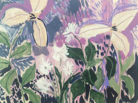 FLOWERS FOR RILEY - 9X12