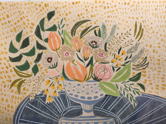 18X24 FLOWERS FOR LADY