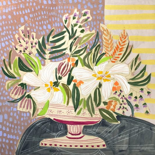 FLOWERS FOR MINETTE - 24X24