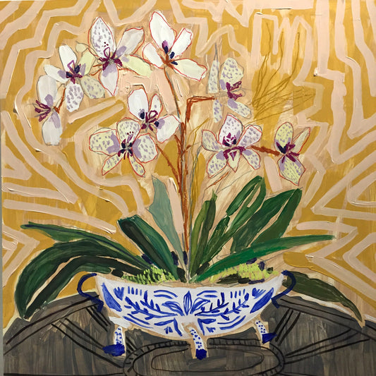 FLOWERS FOR WORTH - 24X24