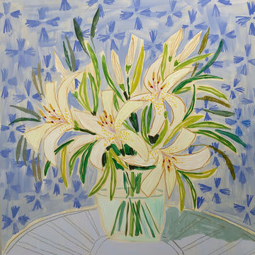 FLOWERS FOR BECCA - 30X30
