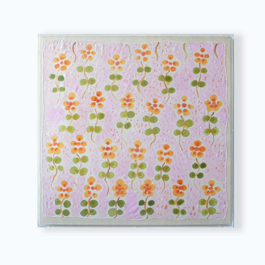 Framed Silk No. 4 - 36 x 36