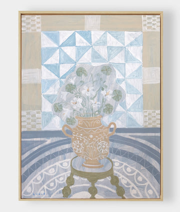 Quilted Floral No. 4 - 30 x 40