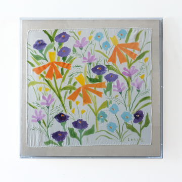 Framed Silk No. 17 - 24 x 24