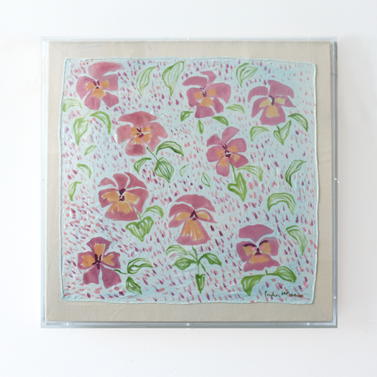 Framed Silk No. 19 - 24 x 24