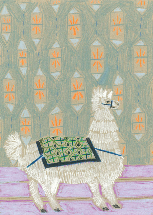 "L" is for Llama - Print