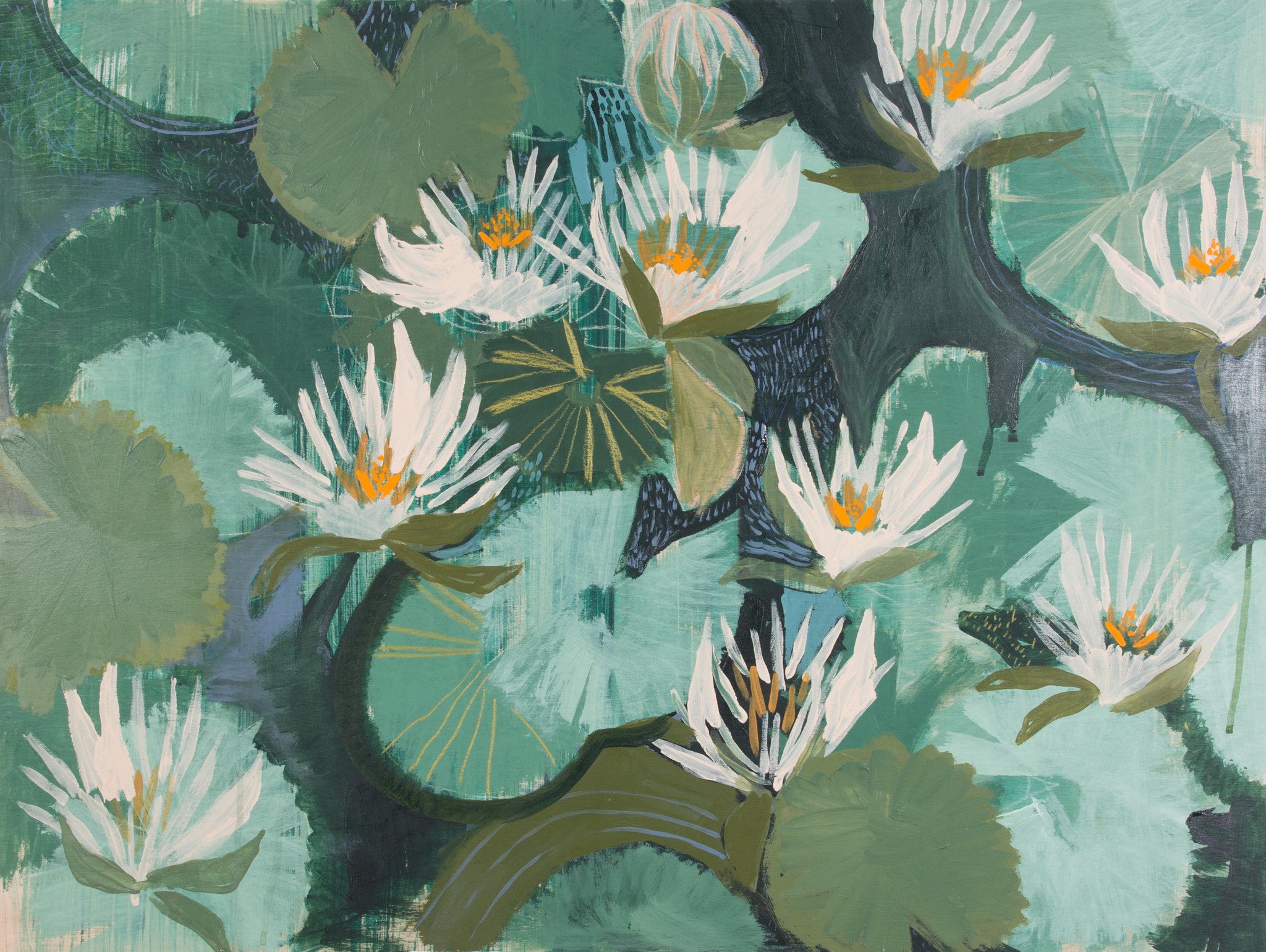 ルーシー・リー　アトリエポスター Aquatic Plant No. 18 - Print – Lulie Wallace