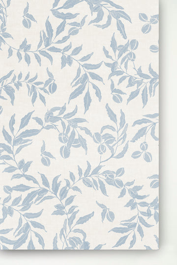 Katherine - Dusty Blue Wallpaper
