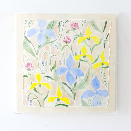 Framed Silk No. 3 - 24  x 24