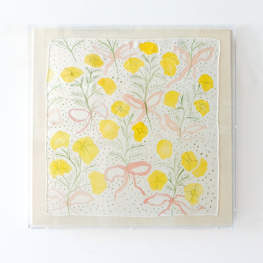 Framed Silk No. 2 - 24  x 24