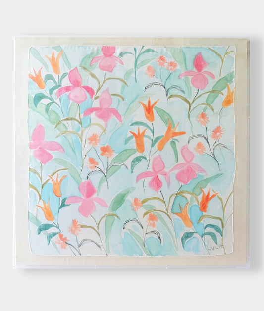 Framed Silk No. 17 - 48  x 48