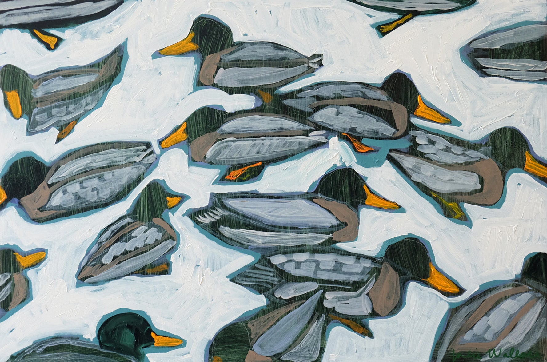 Big Ducks - 24 x 36 | Lulie Wallace