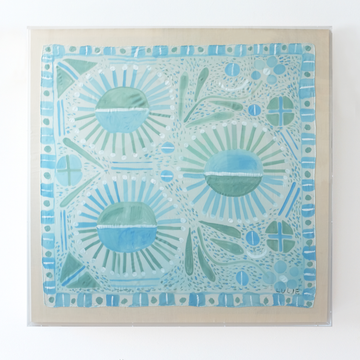 Framed Silk No. 10 - 48  x 48