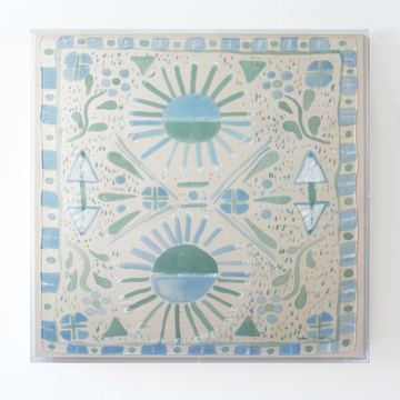 Framed Silk No. 2 - 36 x 36