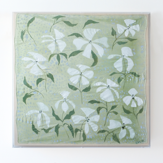 Framed Silk No. 3 - 36 x 36