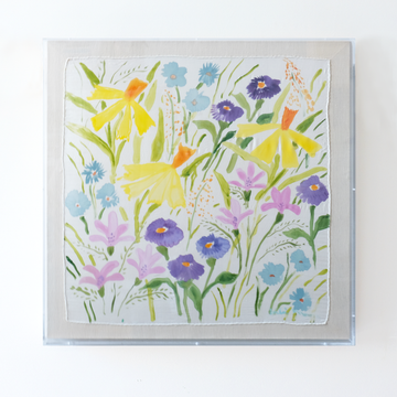 Framed Silk No. 25 - 24 x 24