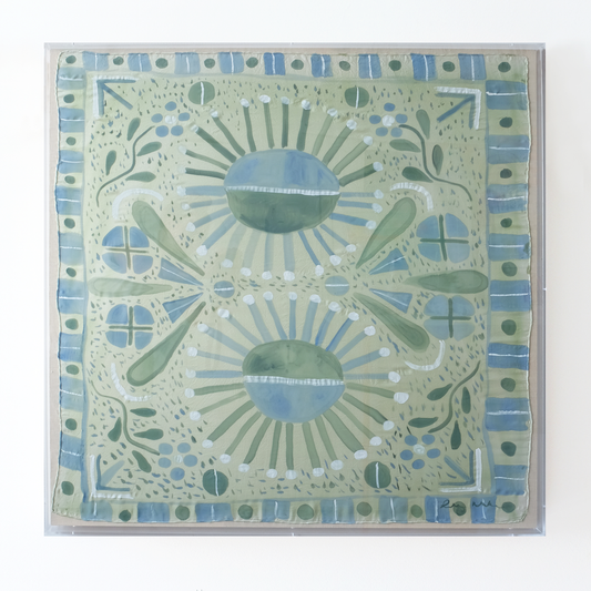 Framed Silk No. 8 - 36 x 36