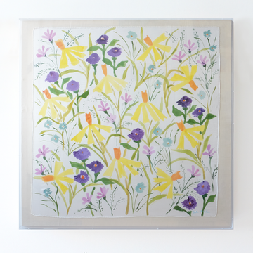 Framed Silk No. 9 - 48  x 48