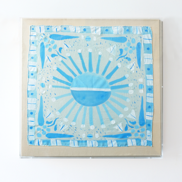 Framed Silk No. 30 - 24 x 24