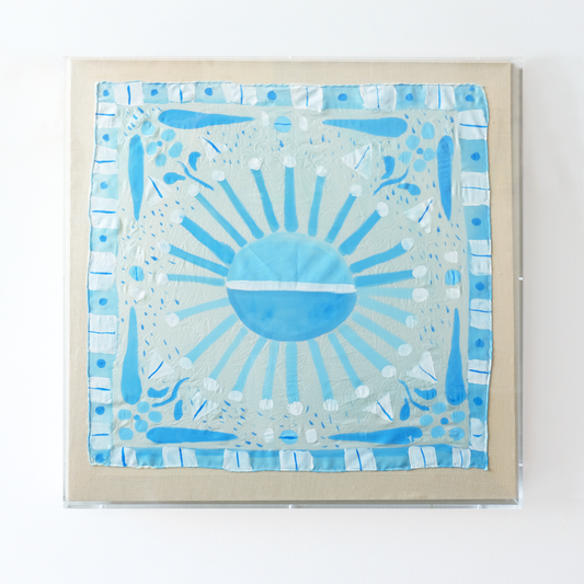 Framed Silk No. 30 - 24 x 24