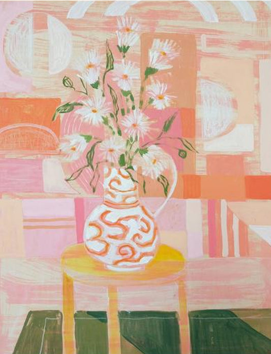 Geometric Floral No. 18 - 30 x 40